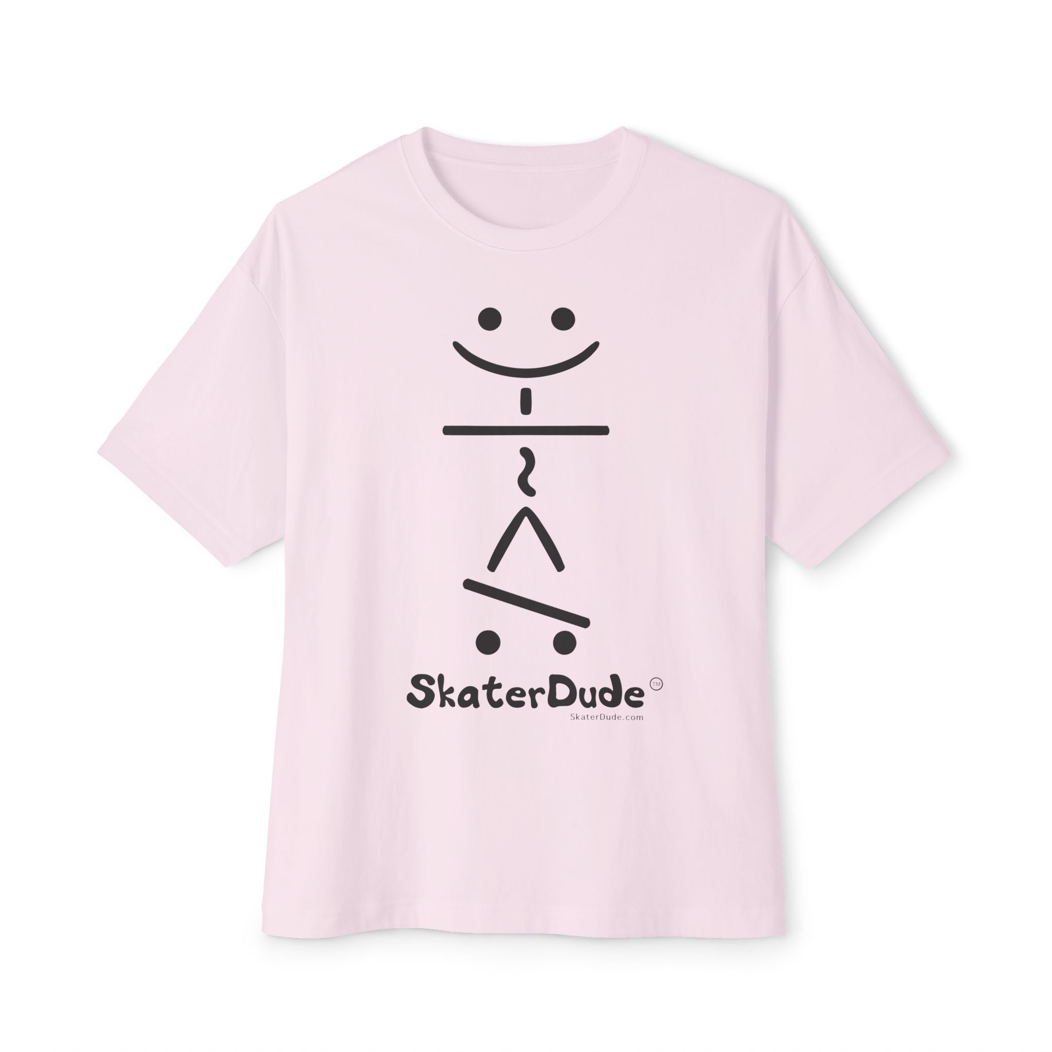 SkaterDude Unisex Oversized Boxy Tee | Cool Streetwear, Casual Fashion, Gift for Skaters, Relaxed Fit Tee, Graphic Tee, Summer Essential
