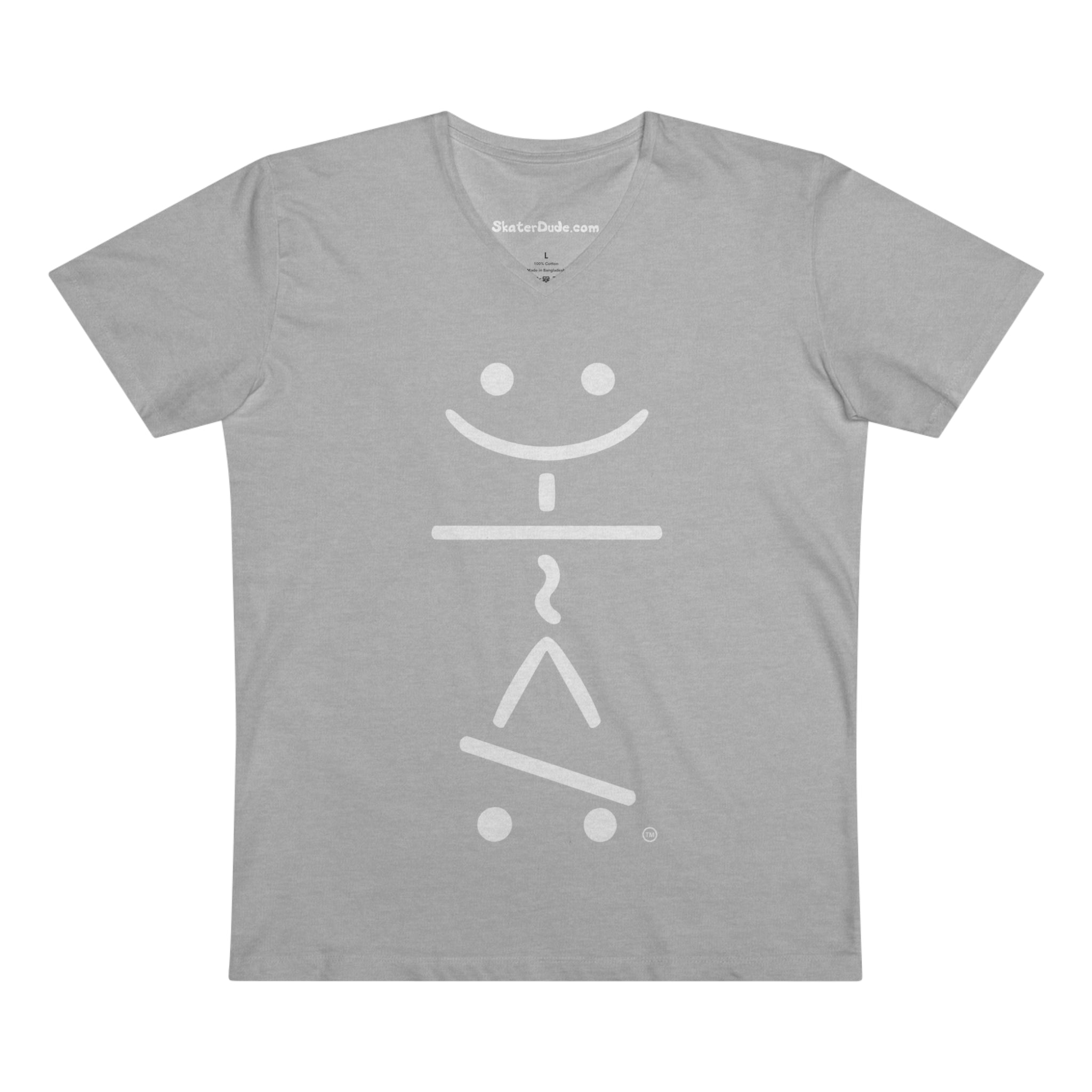 Cool Skateboarding V-Neck T-Shirt, Men's Casual Tee, Skate Style Shirt, Gift for Skaters, Trendy Streetwear, Summer Fashion