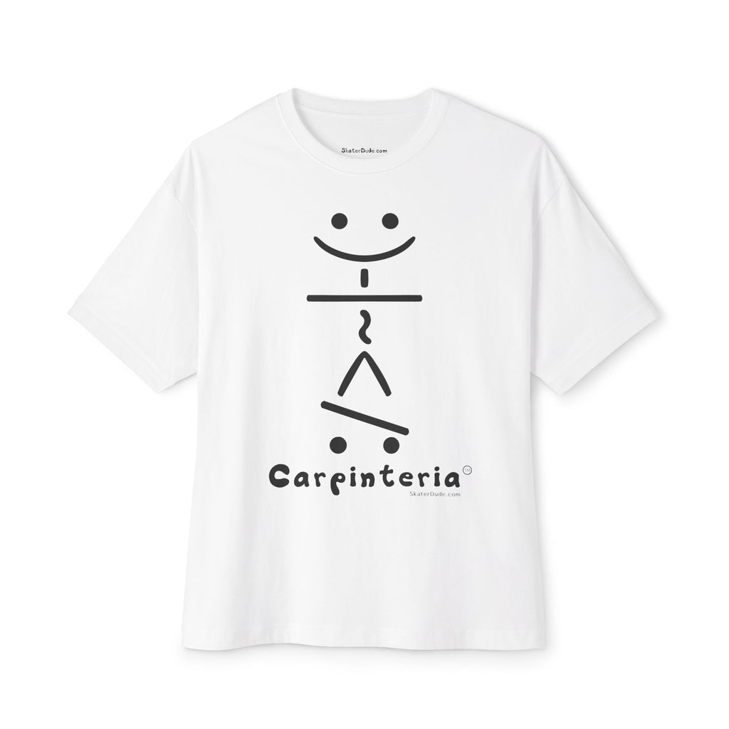 Playful Unisex Oversized Boxy Tee - Graphic Humor Shirt, Casual Streetwear, Gift for Friends, Modern Minimalist Style, Summer Essential