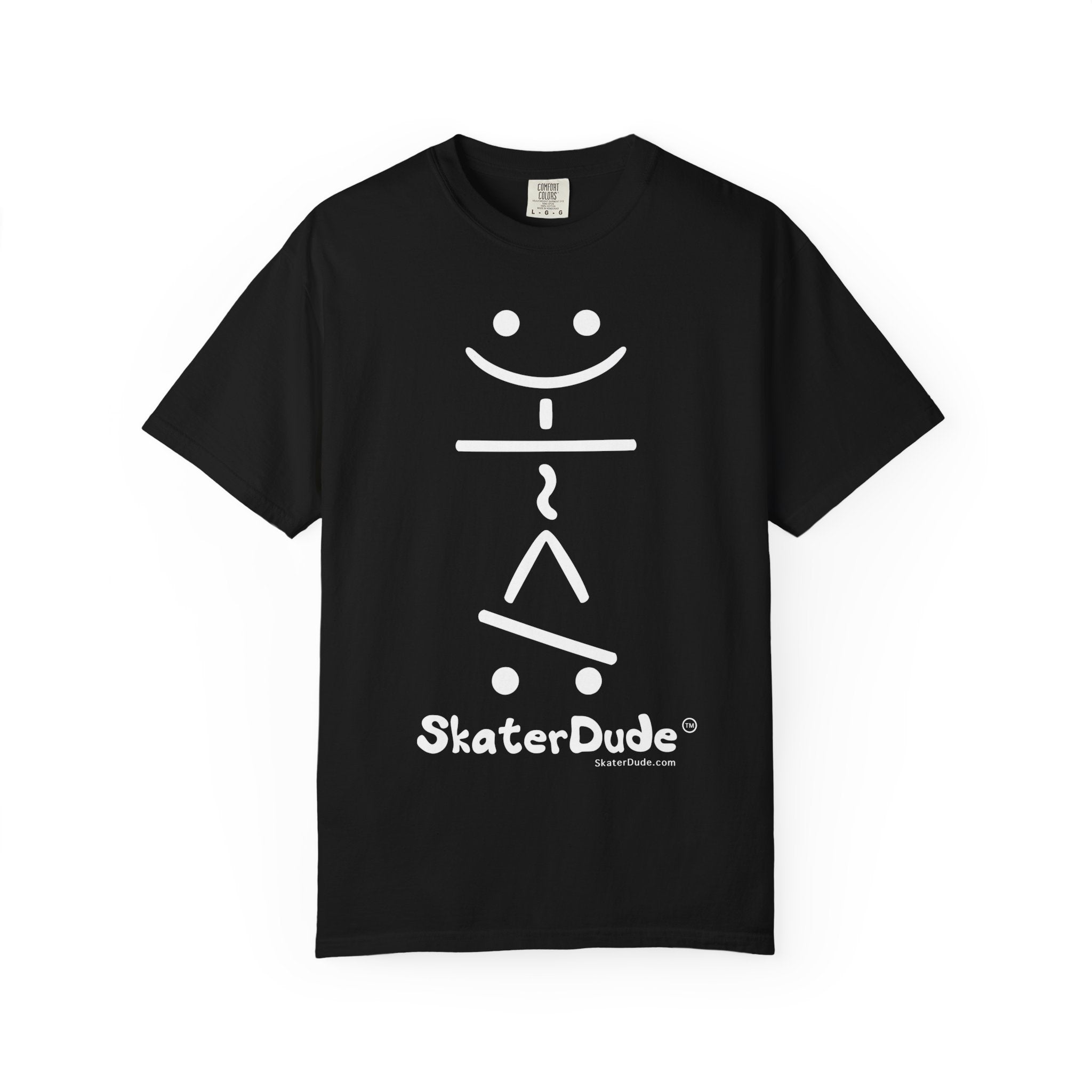 Skater Dude Unisex Garment-Dyed T-Shirt, Skateboard Shirt, Casual Tee, Trendy Apparel, Streetwear, Gift for Skaters