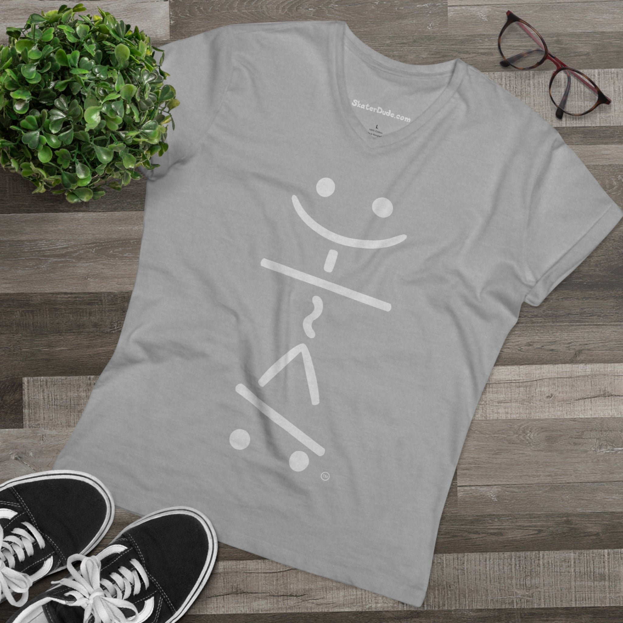 Cool Skateboarding V-Neck T-Shirt, Men's Casual Tee, Skate Style Shirt, Gift for Skaters, Trendy Streetwear, Summer Fashion