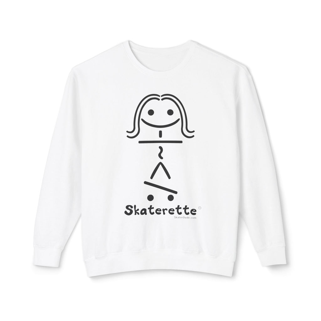 Skaterette Unisex Lightweight Crewneck Sweatshirt | Casual Skate Style, Gift for Skaters, Trendy Streetwear, Comfortable Layering, [...]