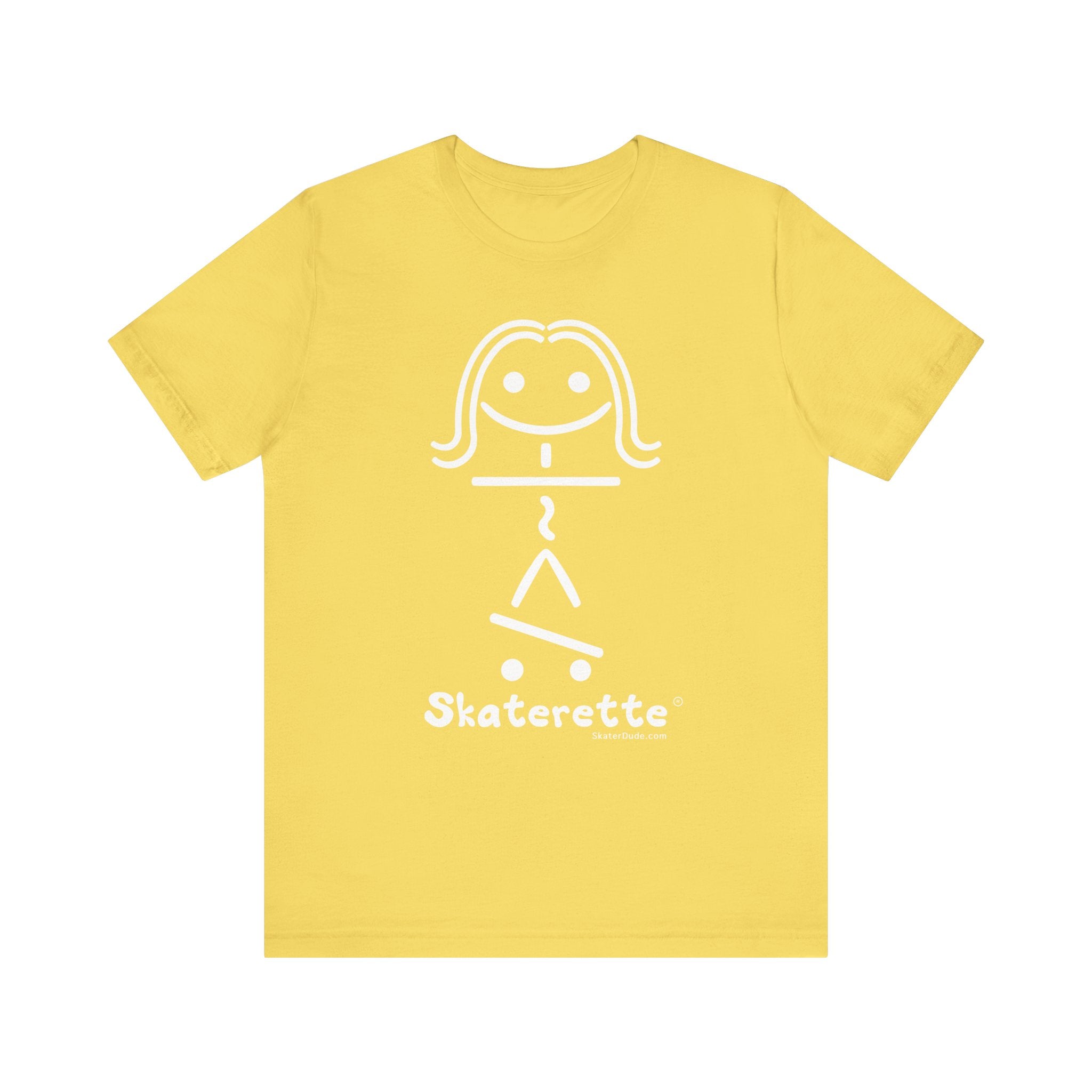 Skaterette Unisex Jersey Tee - Fun Skateboard Graphic Shirt for Skateboard Lovers, Cool Gift for Skaters, Casual Wear, Streetwear, [...]