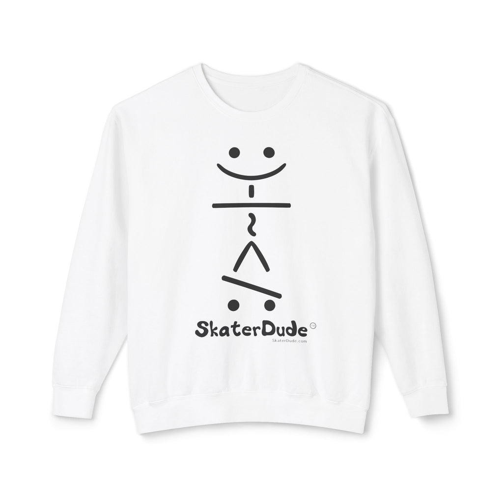 Skater Dude Sweatshirt - Unisex Lightweight Crewneck, Perfect for Skate Lovers, Casual Wear, Unique Gift, Streetwear Style