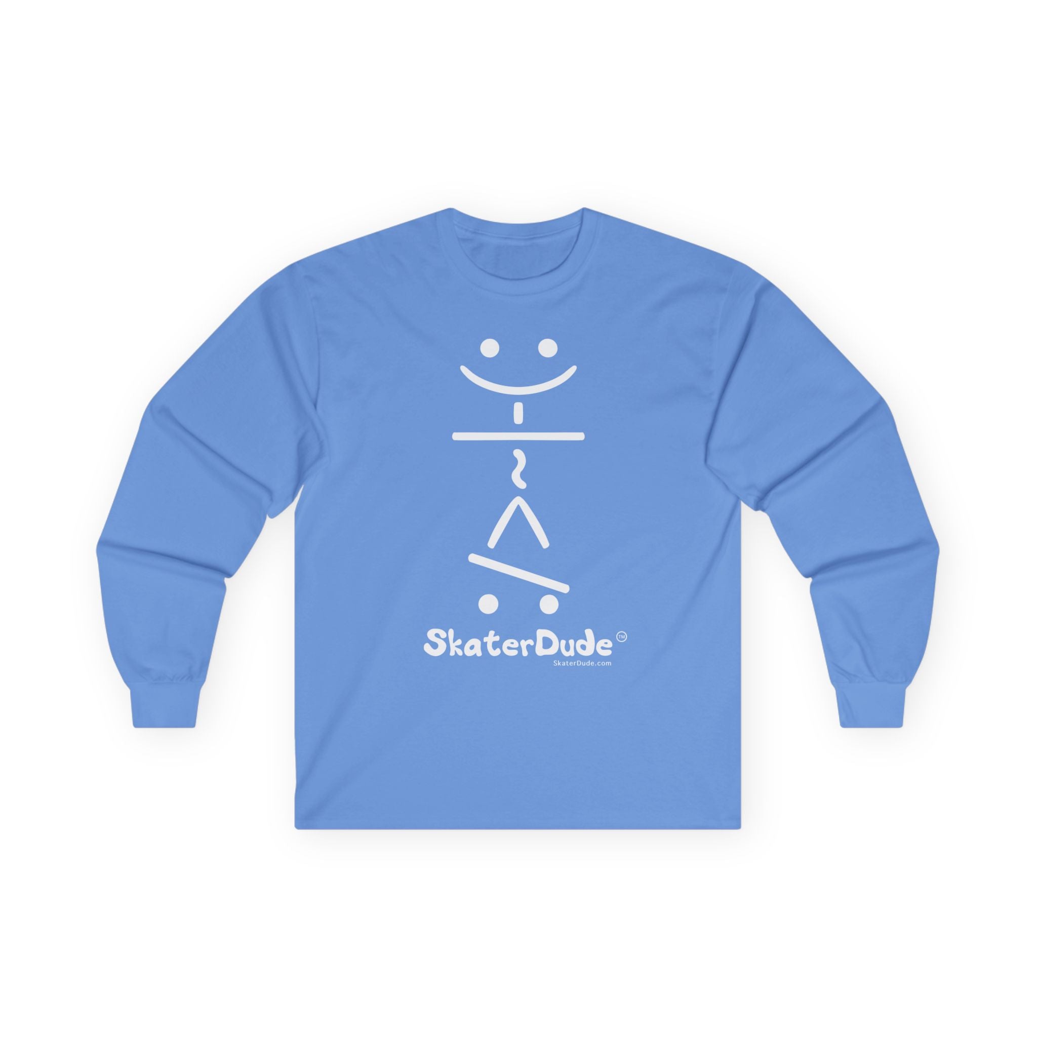 Unisex Long Sleeve Tee - Fun Skater Design, Casual Wear for Skate Enthusiasts, Perfect for Birthdays, Cool Gifts, Everyday Style