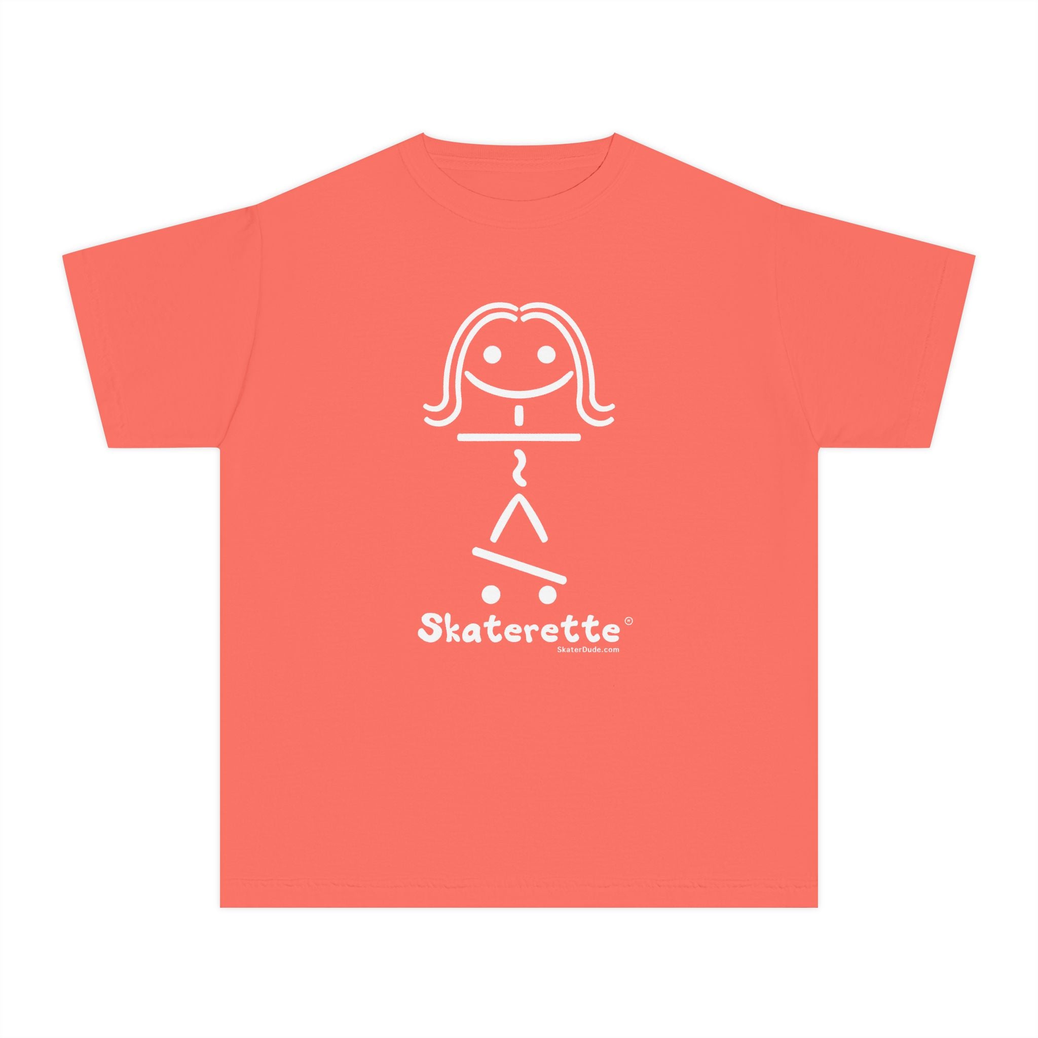 Skaterette Youth Tee - Fun Tee for Young Skate Enthusiasts, Cool Gift for Tweens, Perfect for Birthdays, Skate Days, and Summer Fun