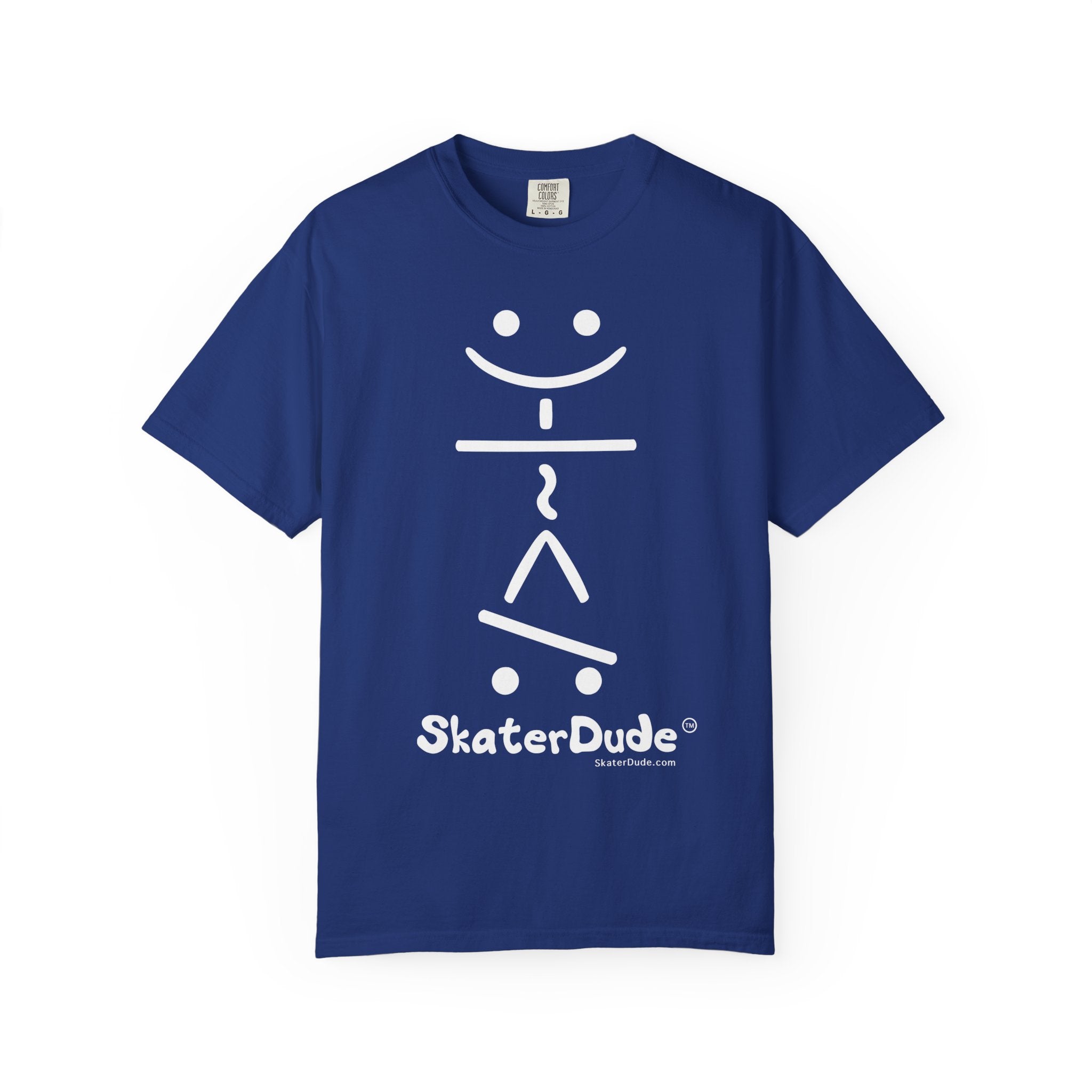 Skater Dude Unisex Garment-Dyed T-Shirt, Skateboard Shirt, Casual Tee, Trendy Apparel, Streetwear, Gift for Skaters