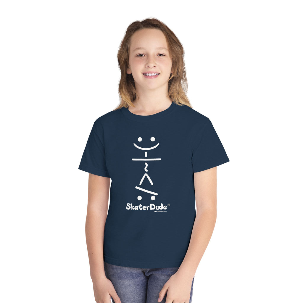 SkaterDude Youth Tee, Cool Youth T-Shirt, Skateboard Shirt for Kids, Casual Graphic Tee, Birthday Gift for Young Skaters