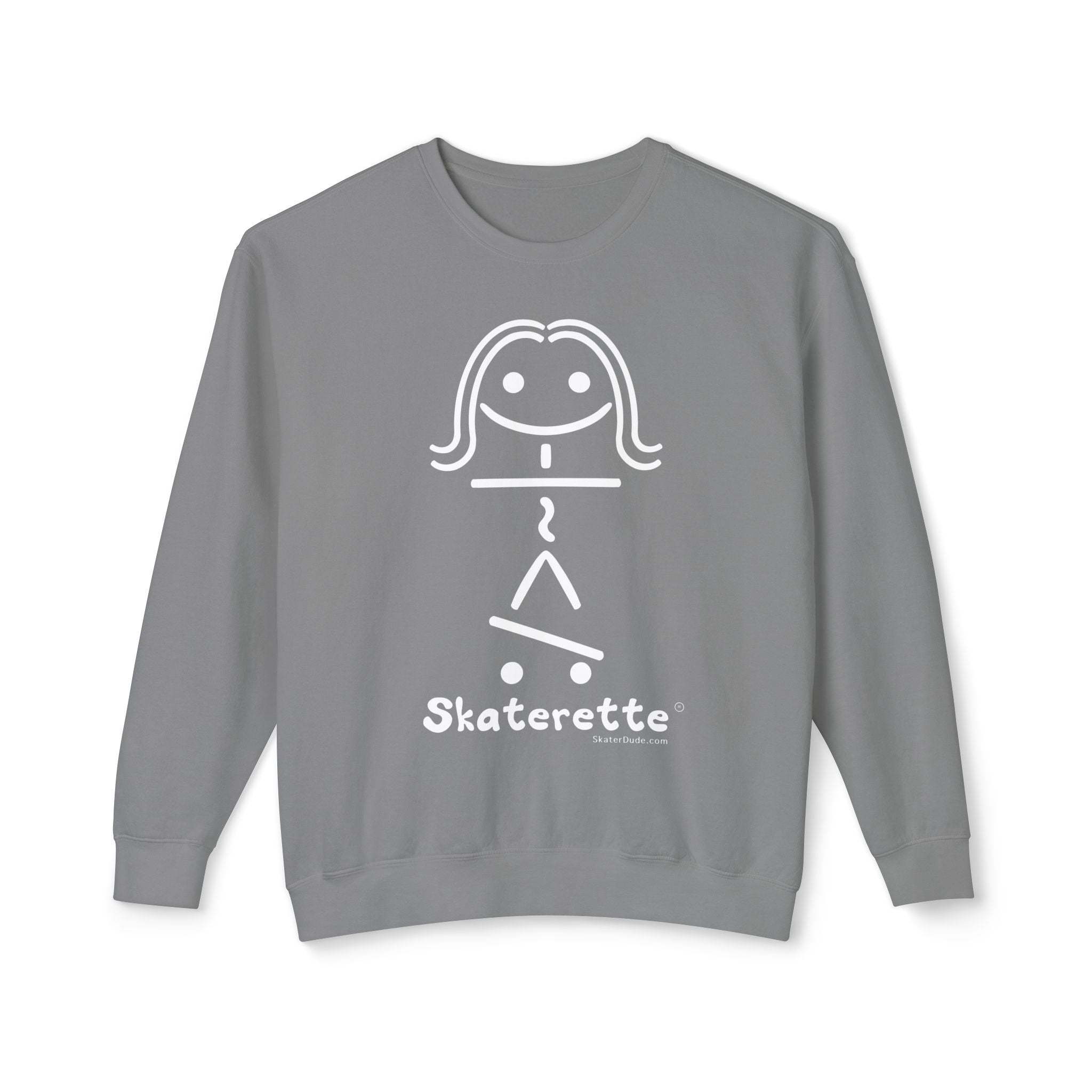 Skaterette Unisex Lightweight Crewneck Sweatshirt | Casual Skate Style, Gift for Skaters, Trendy Streetwear, Comfortable Layering, [...]