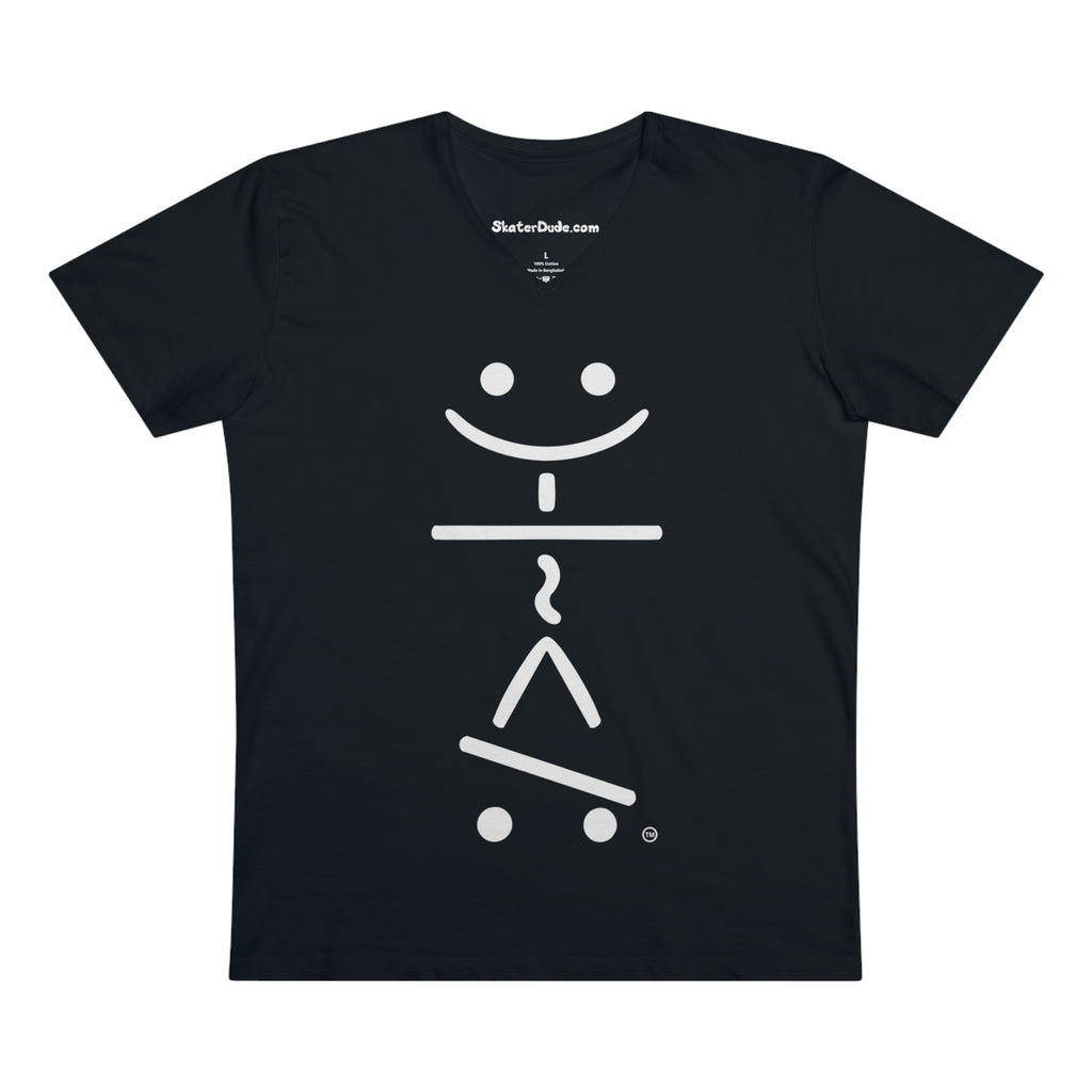 Cool Skateboarding V-Neck T-Shirt, Men's Casual Tee, Skate Style Shirt, Gift for Skaters, Trendy Streetwear, Summer Fashion