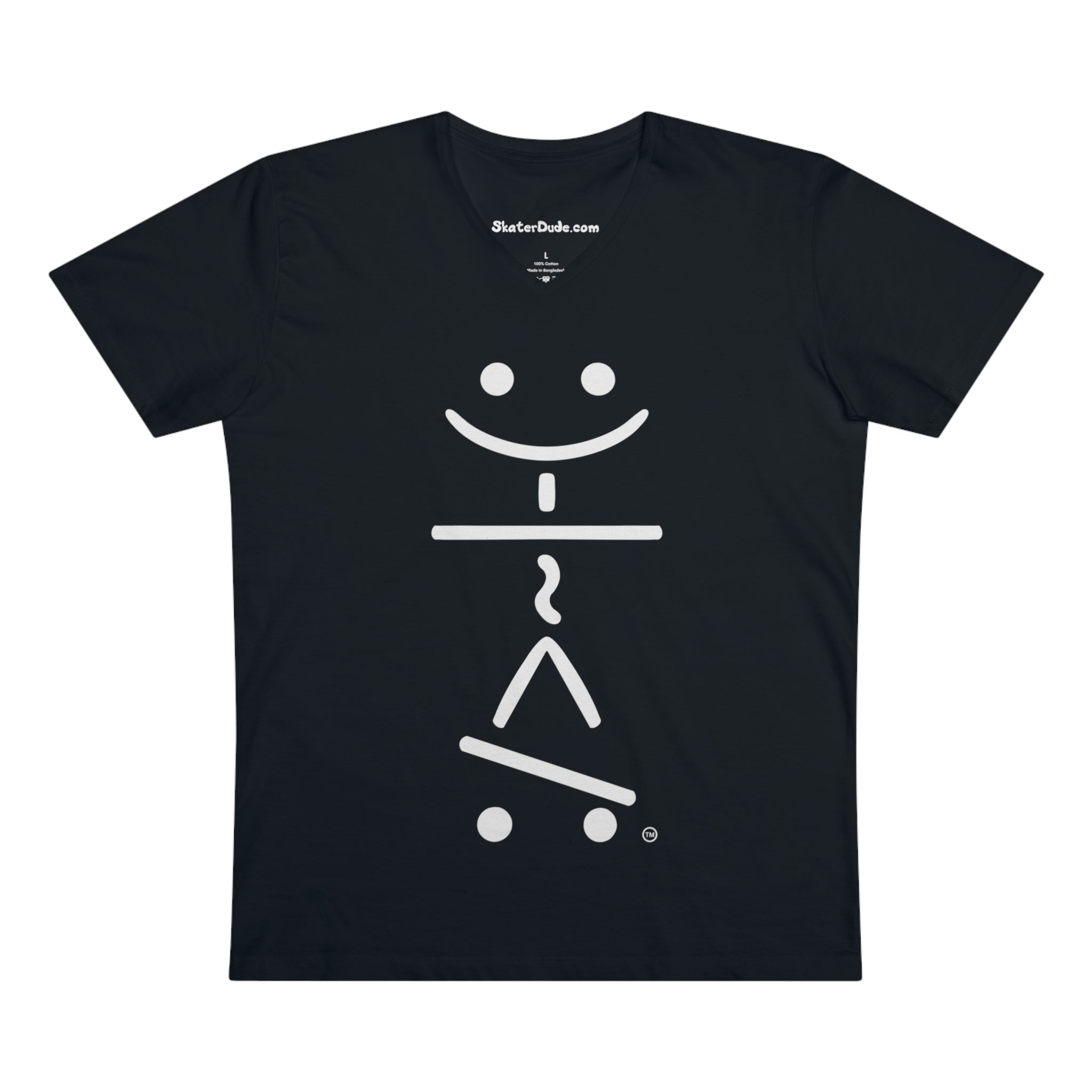 Cool Skateboarding V-Neck T-Shirt, Men's Casual Tee, Skate Style Shirt, Gift for Skaters, Trendy Streetwear, Summer Fashion