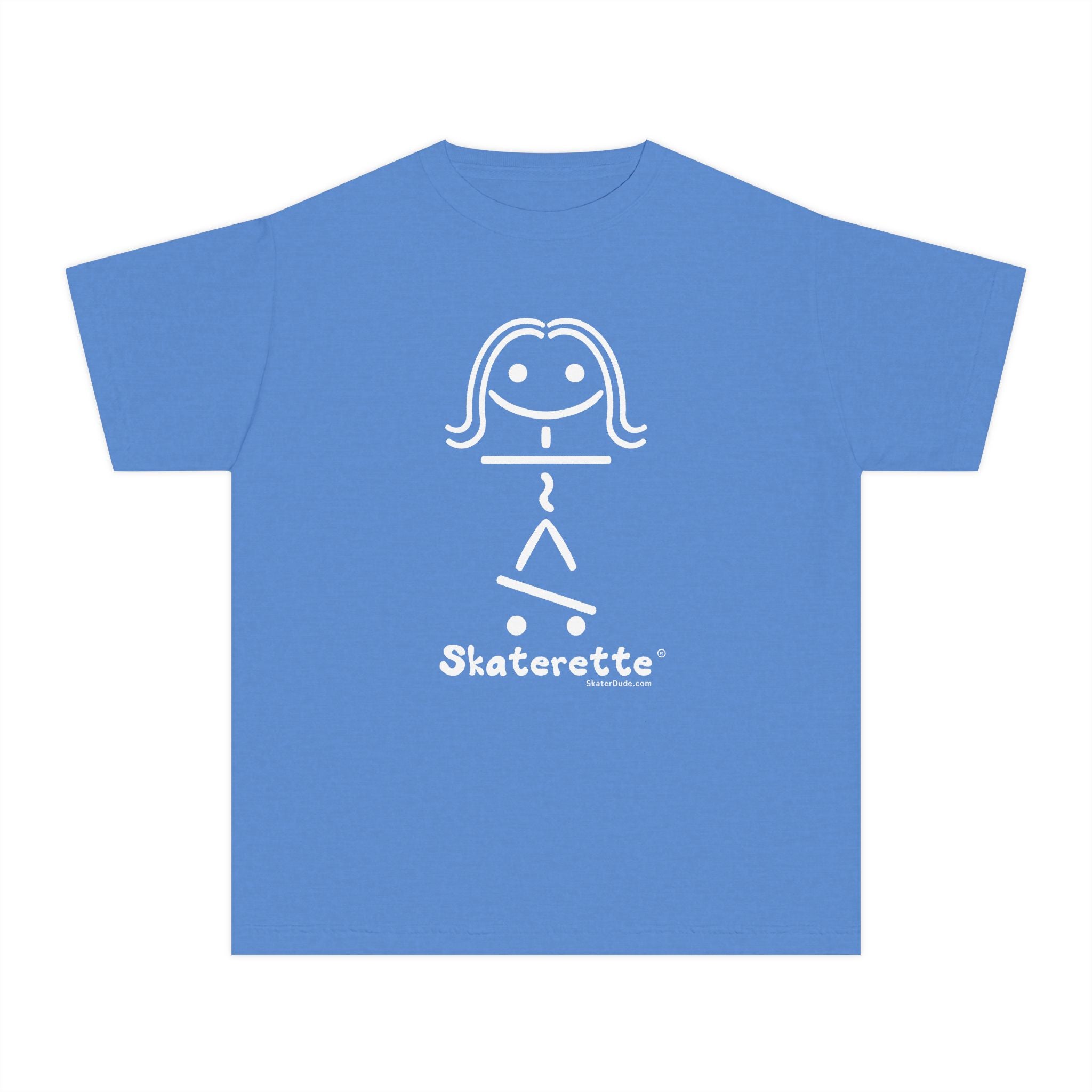 Skaterette Youth Tee - Fun Tee for Young Skate Enthusiasts, Cool Gift for Tweens, Perfect for Birthdays, Skate Days, and Summer Fun