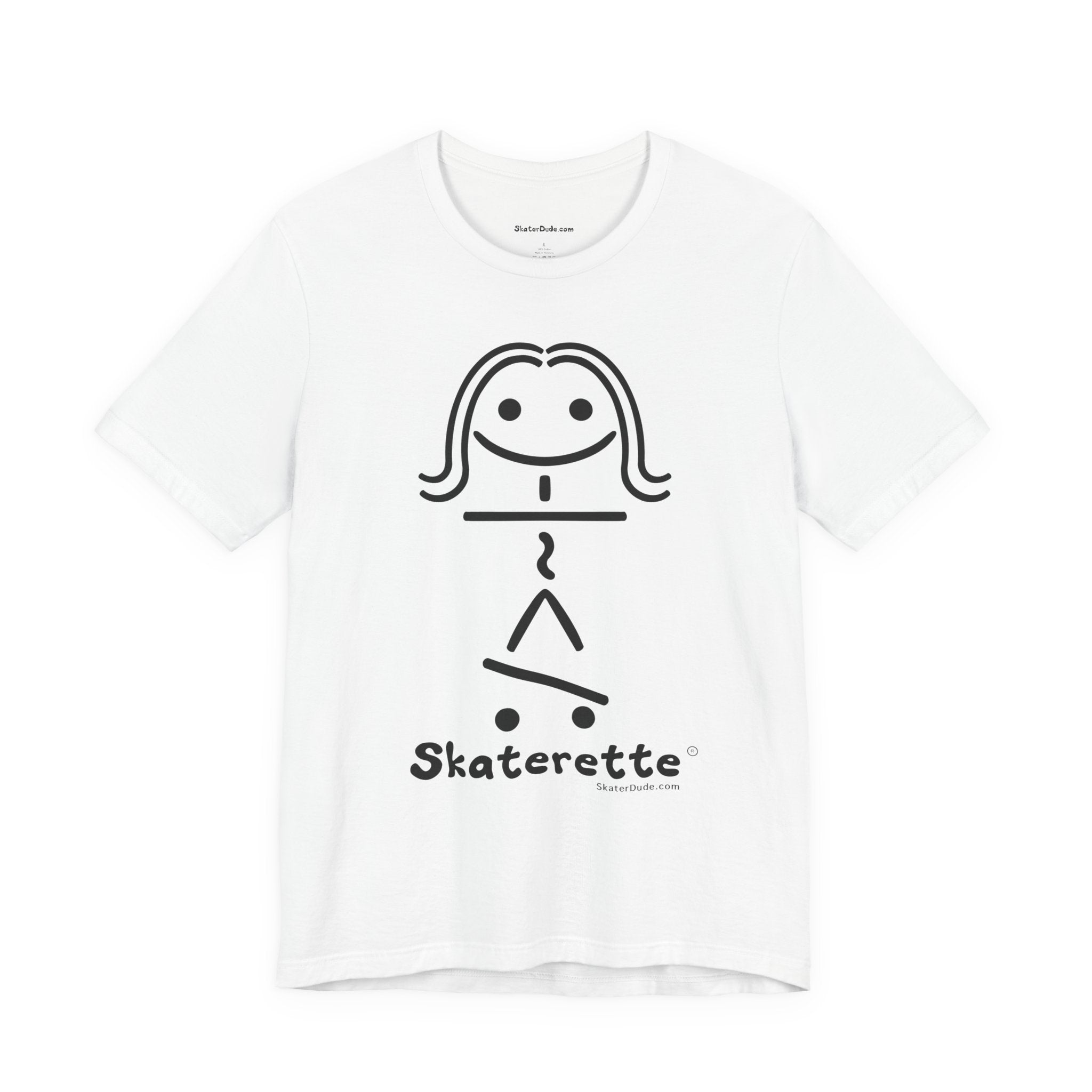 Skaterette Unisex Jersey Tee - Fun Skateboard Graphic Shirt for Skateboard Lovers, Cool Gift for Skaters, Casual Wear, Streetwear, [...]