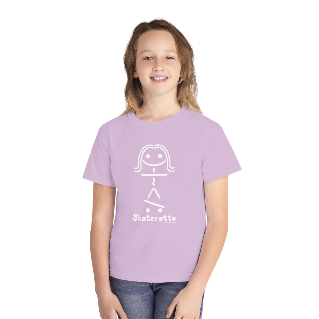 Skaterette Youth Tee - Fun Tee for Young Skate Enthusiasts, Cool Gift for Tweens, Perfect for Birthdays, Skate Days, and Summer Fun