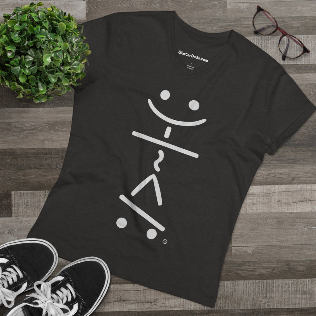 Cool Skateboarding V-Neck T-Shirt, Men's Casual Tee, Skate Style Shirt, Gift for Skaters, Trendy Streetwear, Summer Fashion