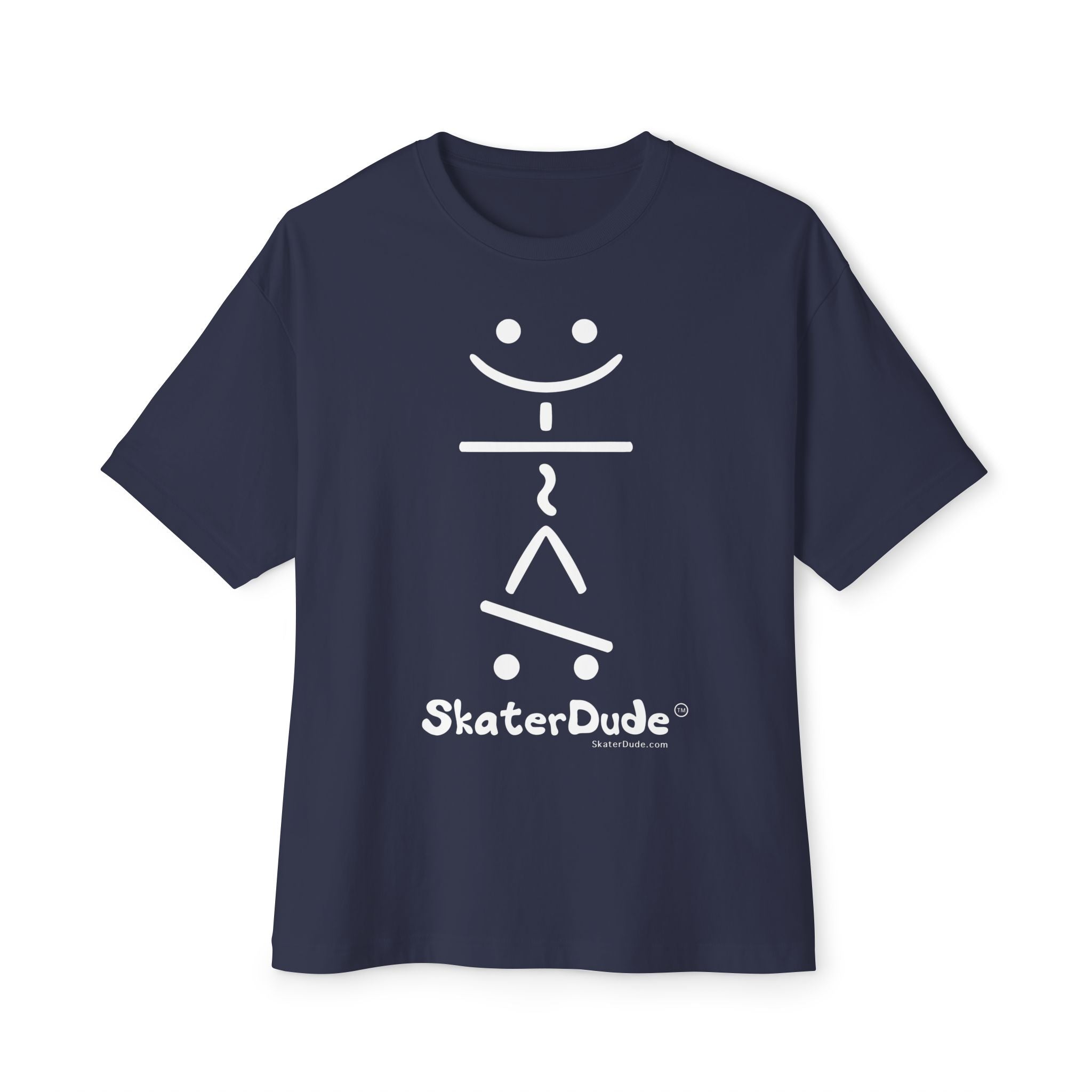 SkaterDude Unisex Oversized Boxy Tee | Cool Streetwear, Casual Fashion, Gift for Skaters, Relaxed Fit Tee, Graphic Tee, Summer Essential