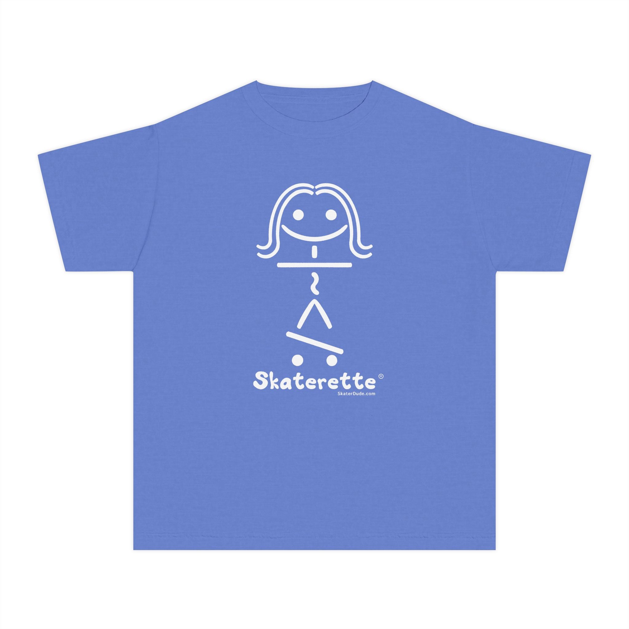 Skaterette Youth Tee - Fun Tee for Young Skate Enthusiasts, Cool Gift for Tweens, Perfect for Birthdays, Skate Days, and Summer Fun