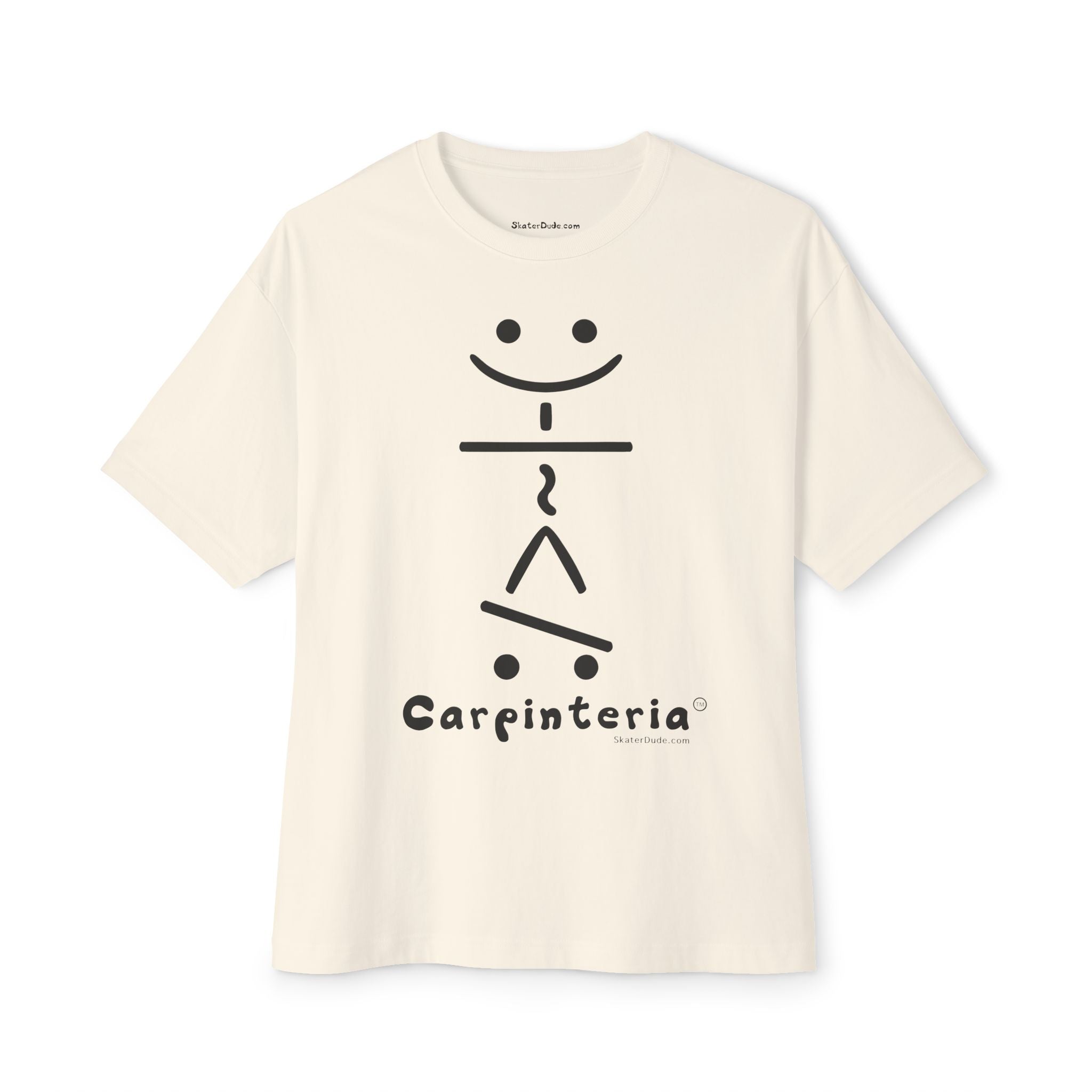 Playful Unisex Oversized Boxy Tee - Graphic Humor Shirt, Casual Streetwear, Gift for Friends, Modern Minimalist Style, Summer Essential