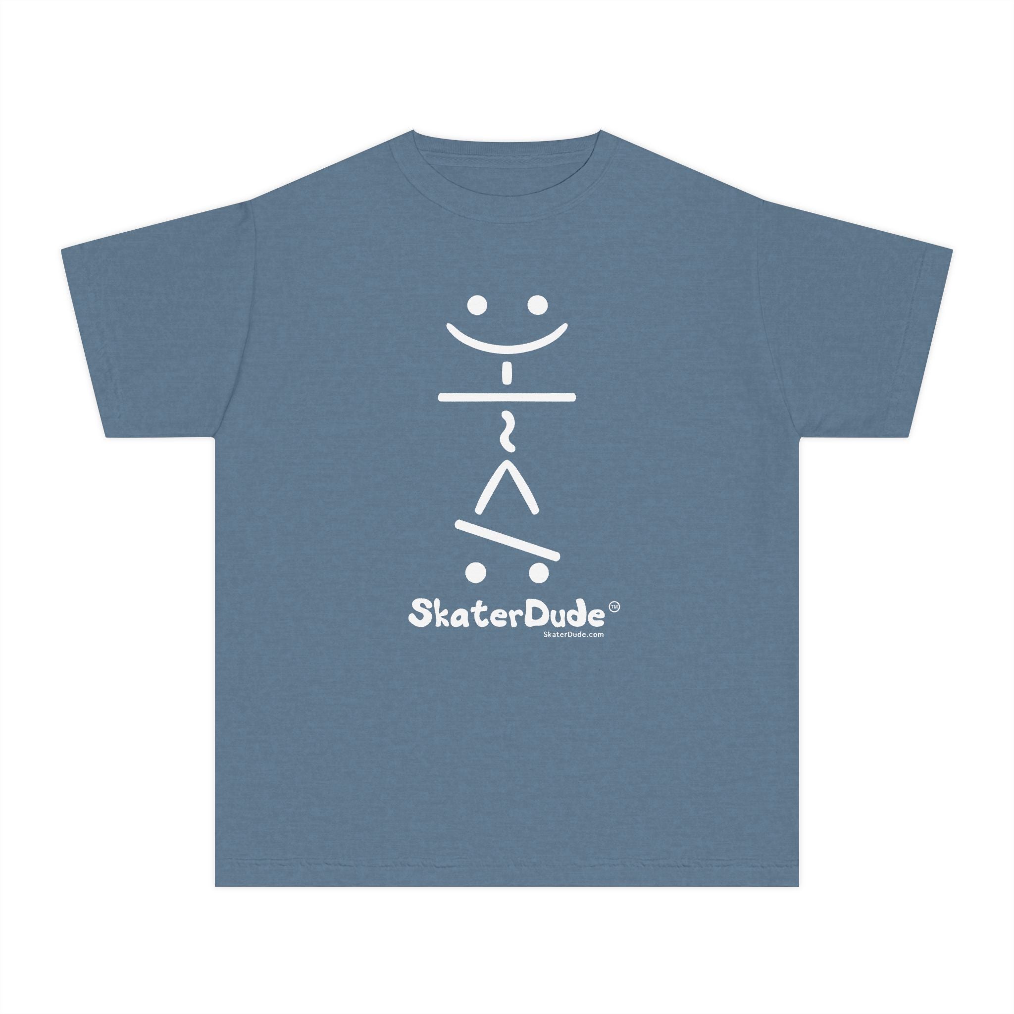 SkaterDude Youth Tee, Cool Youth T-Shirt, Skateboard Shirt for Kids, Casual Graphic Tee, Birthday Gift for Young Skaters