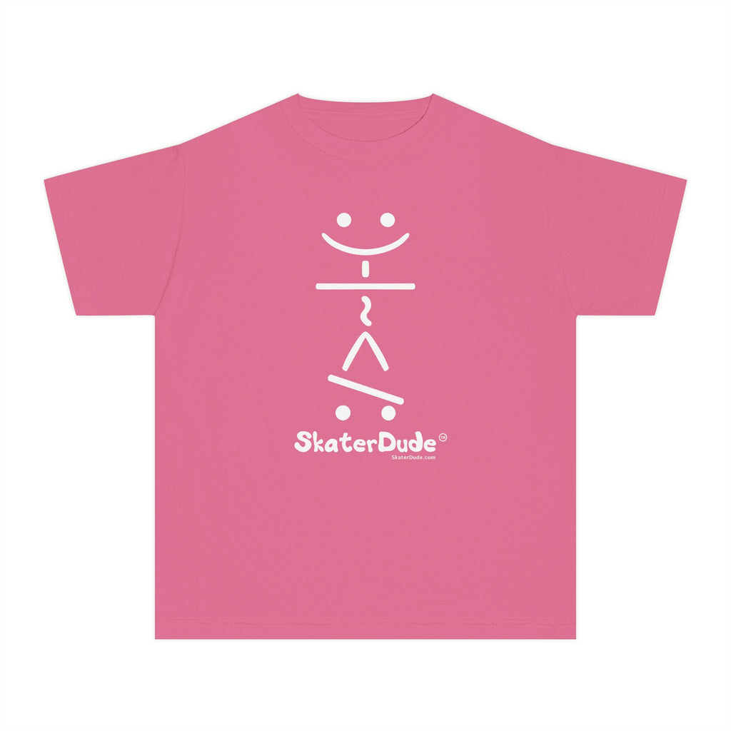 SkaterDude Youth Tee, Cool Youth T-Shirt, Skateboard Shirt for Kids, Casual Graphic Tee, Birthday Gift for Young Skaters