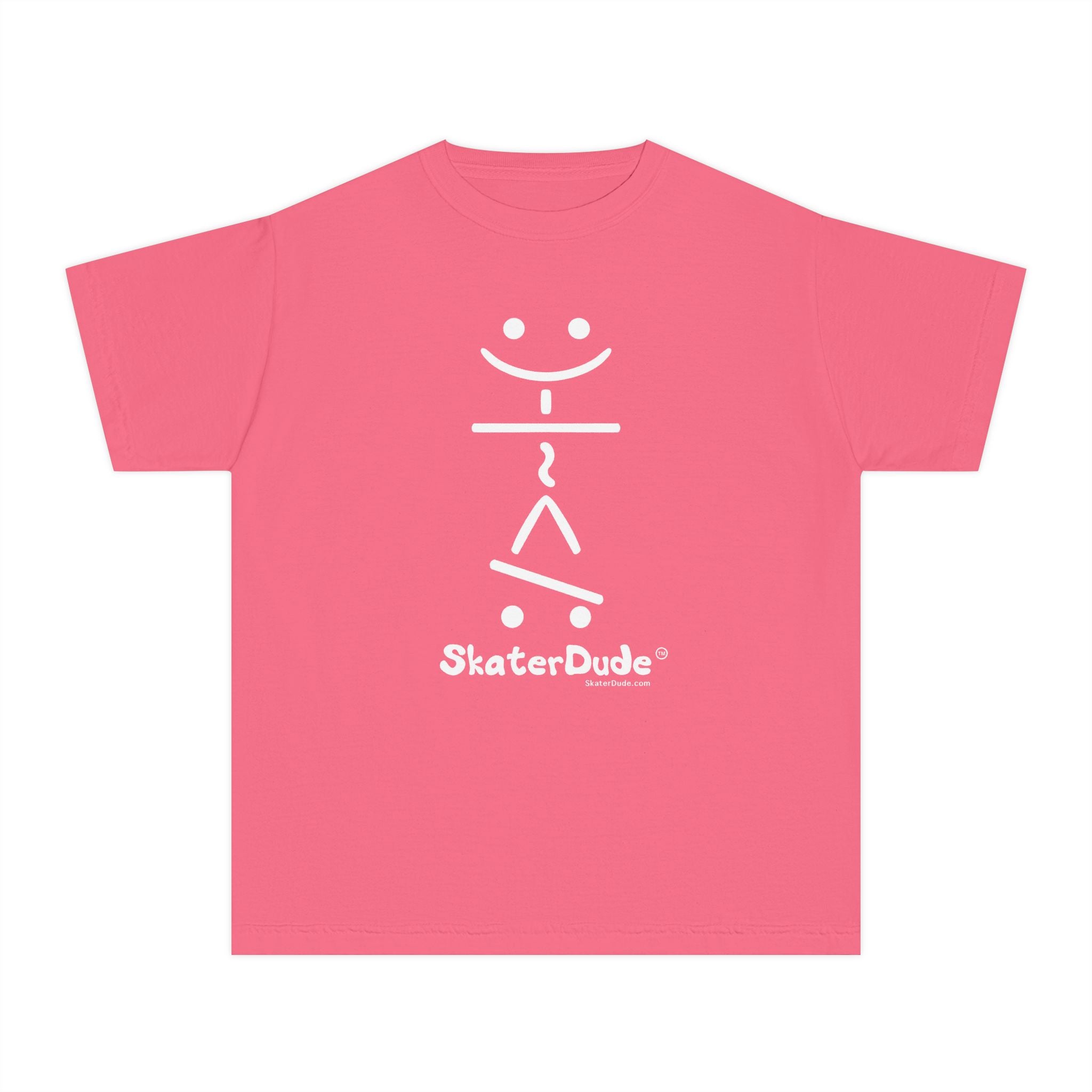 SkaterDude Youth Tee, Cool Youth T-Shirt, Skateboard Shirt for Kids, Casual Graphic Tee, Birthday Gift for Young Skaters