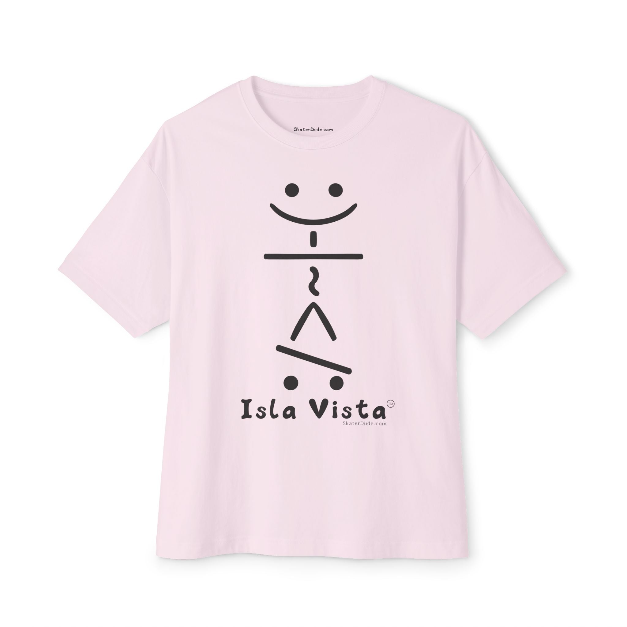 Isla Vista Graphic Oversized Tee - Relaxed Fit Streetwear, Perfect for Skate Lovers, Casual Outfits, Summer Vibes, Gift for Friends