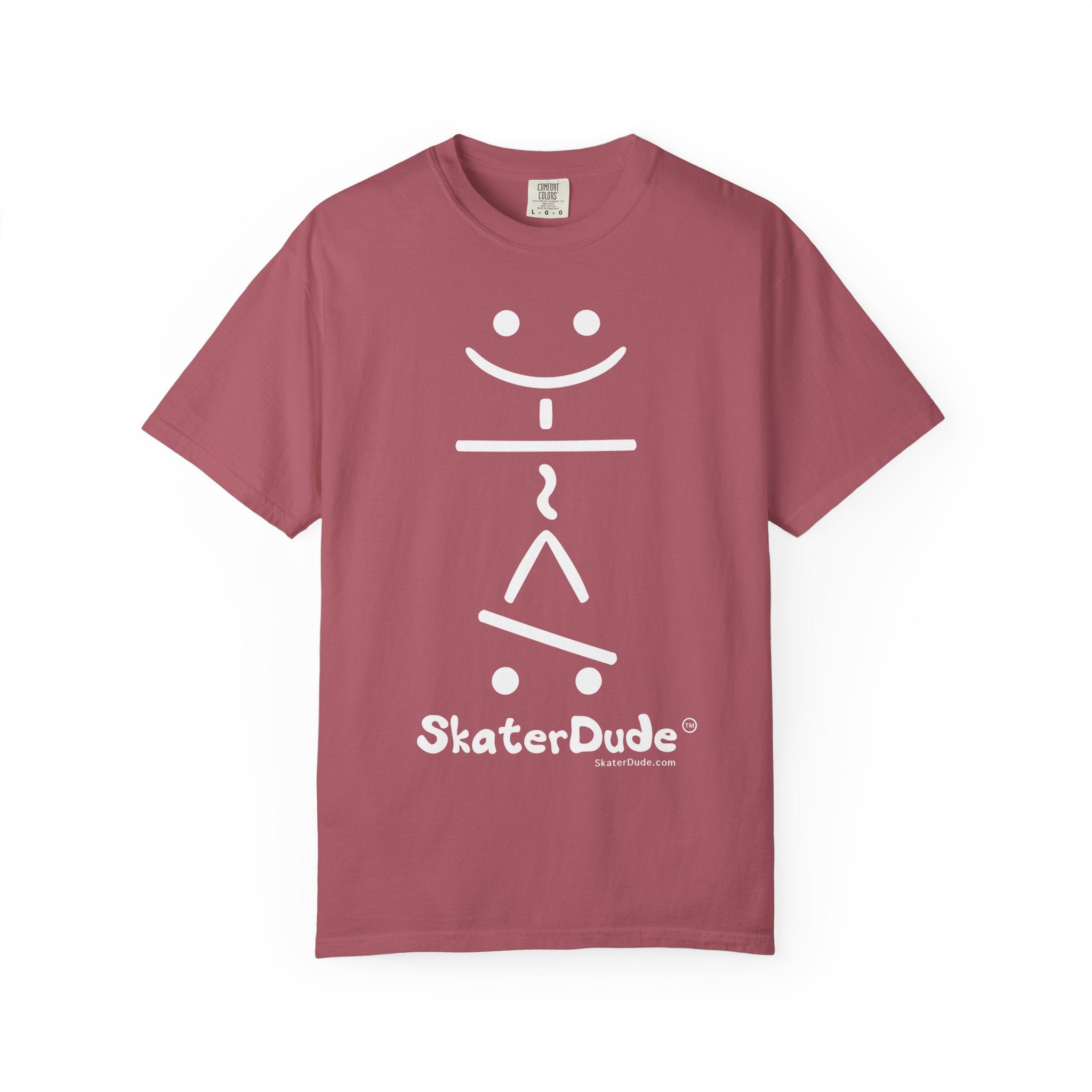 Skater Dude Unisex Garment-Dyed T-Shirt, Skateboard Shirt, Casual Tee, Trendy Apparel, Streetwear, Gift for Skaters