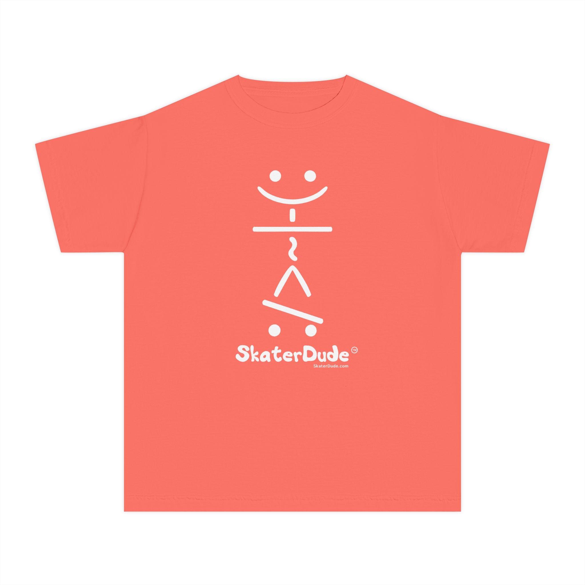 SkaterDude Youth Tee, Cool Youth T-Shirt, Skateboard Shirt for Kids, Casual Graphic Tee, Birthday Gift for Young Skaters