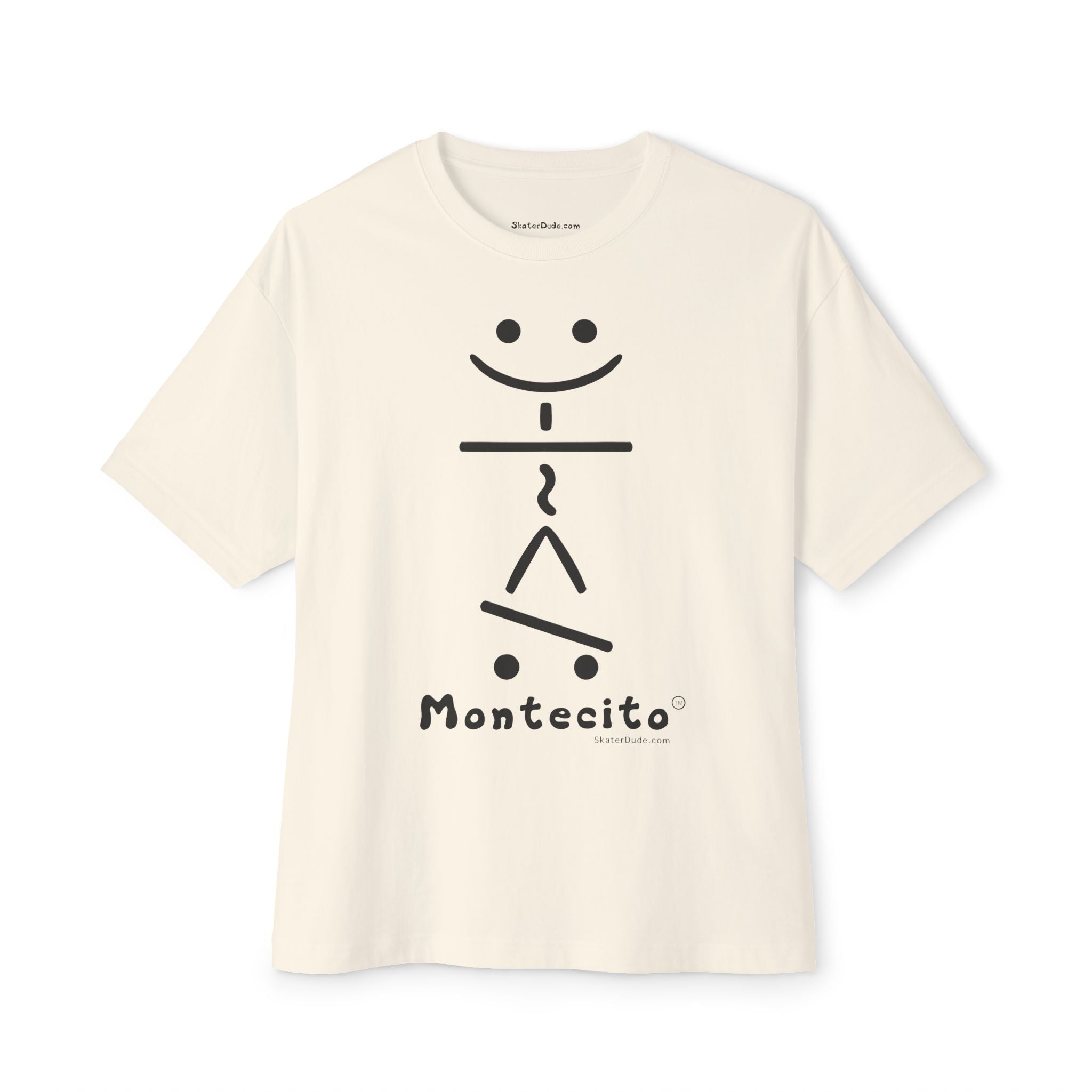 Montecito Graphic Oversized Tee, Casual Streetwear, Comfortable Gift, Summer Essential, Relaxed Fit Shirt