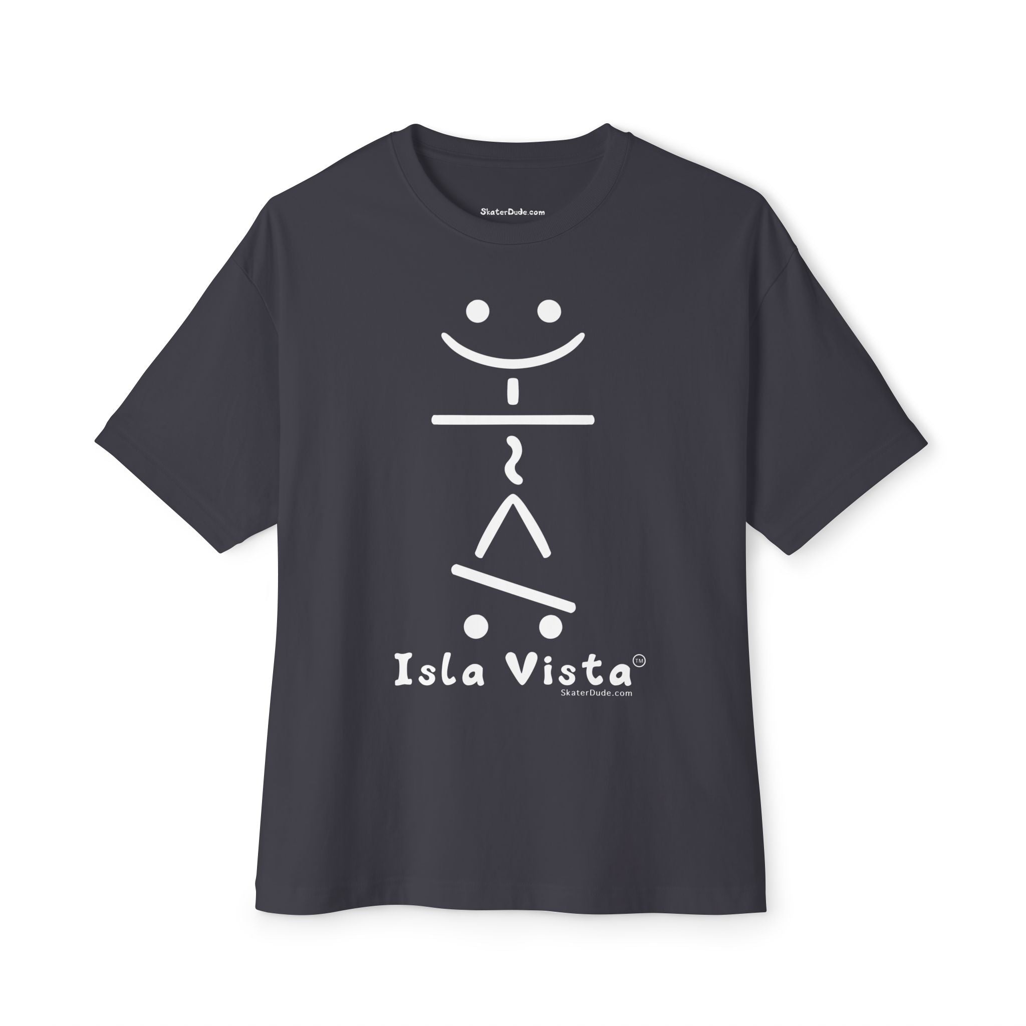 Isla Vista Graphic Oversized Tee - Relaxed Fit Streetwear, Perfect for Skate Lovers, Casual Outfits, Summer Vibes, Gift for Friends