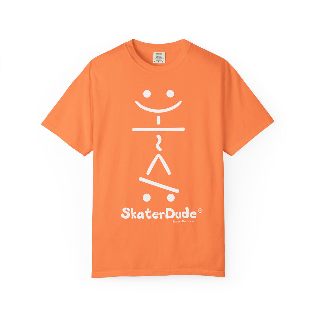 Skater Dude Unisex Garment-Dyed T-Shirt, Skateboard Shirt, Casual Tee, Trendy Apparel, Streetwear, Gift for Skaters