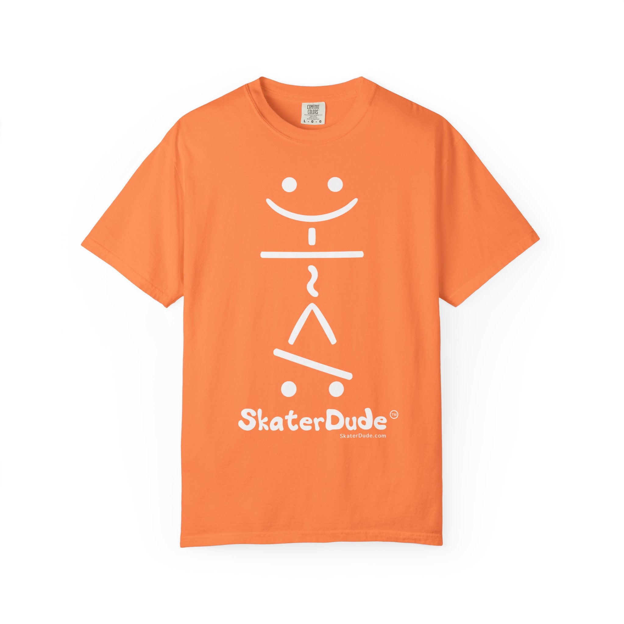 Skater Dude Unisex Garment-Dyed T-Shirt, Skateboard Shirt, Casual Tee, Trendy Apparel, Streetwear, Gift for Skaters