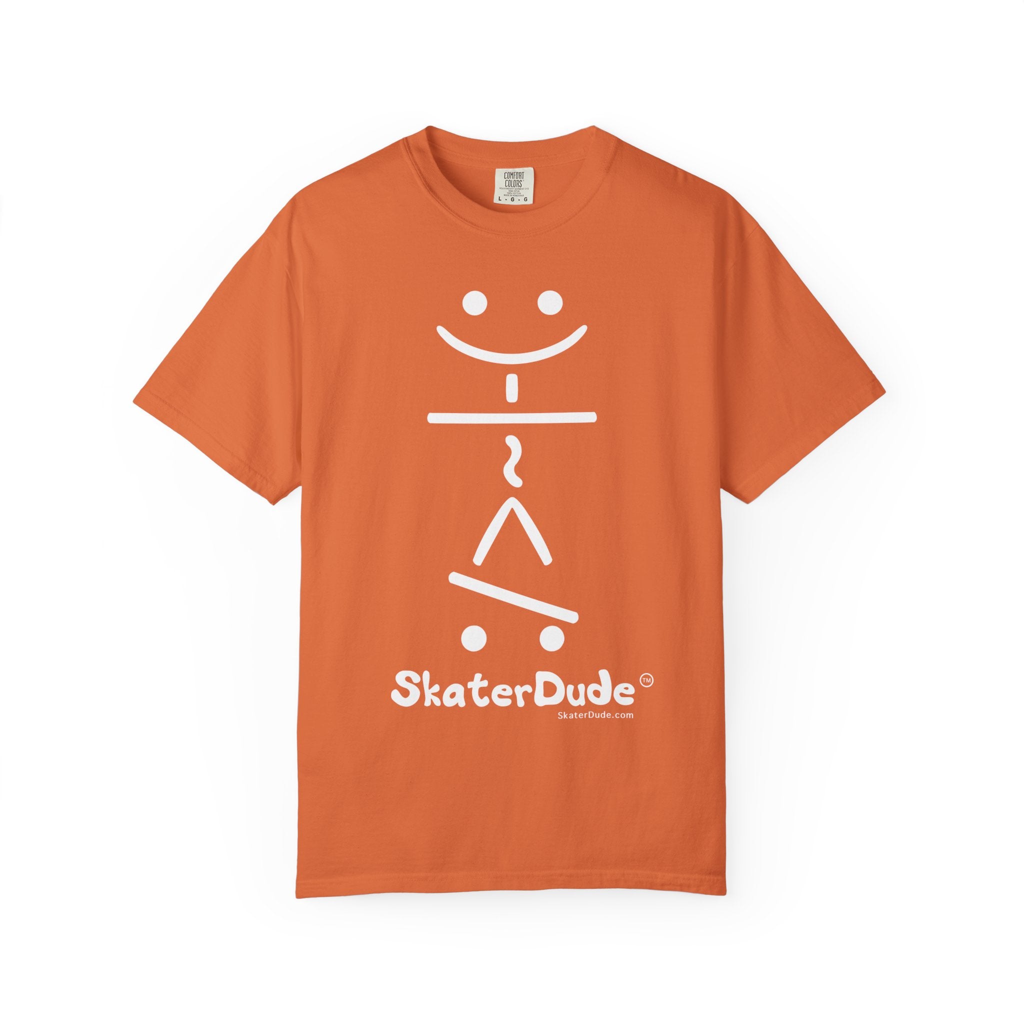 Skater Dude Unisex Garment-Dyed T-Shirt, Skateboard Shirt, Casual Tee, Trendy Apparel, Streetwear, Gift for Skaters