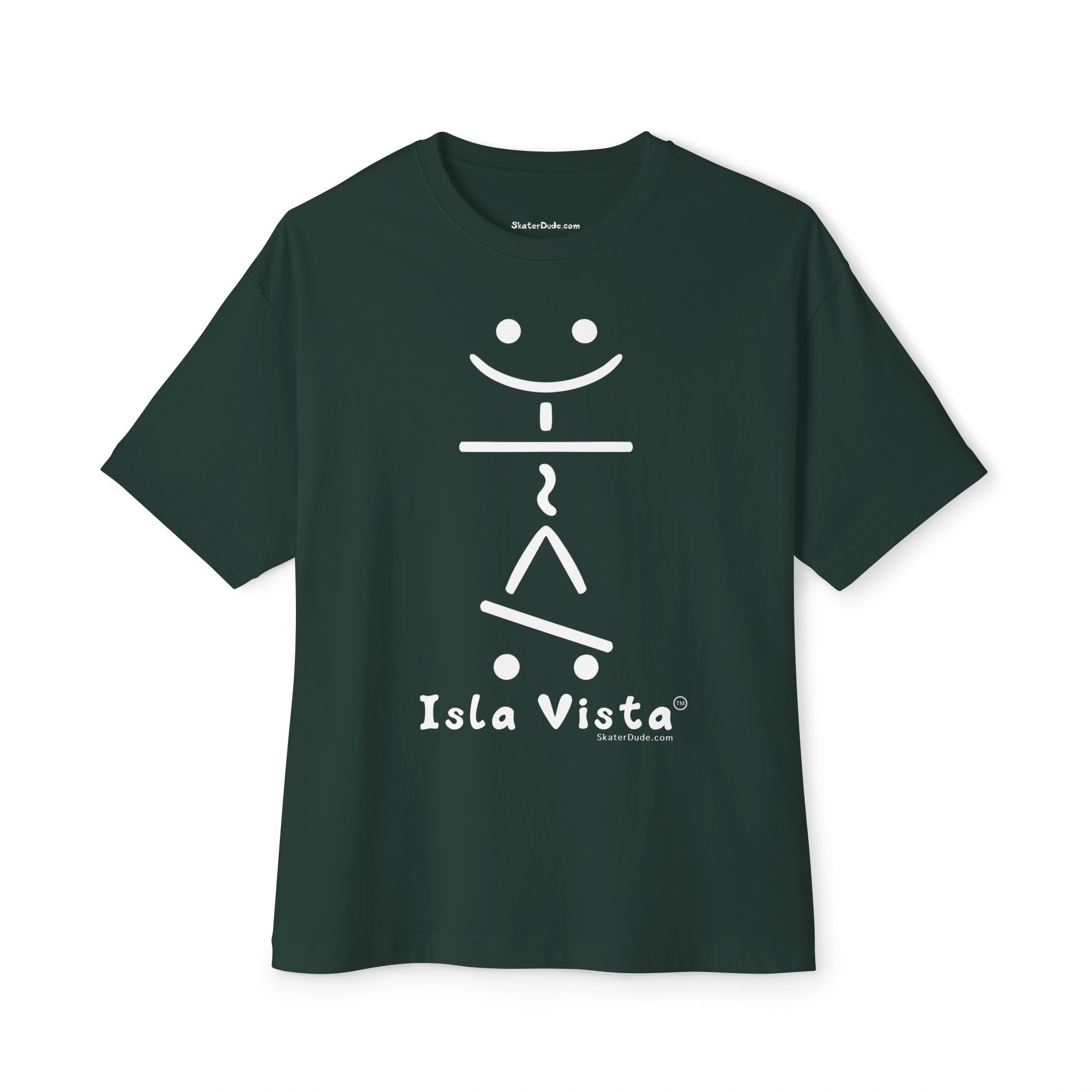 Isla Vista Graphic Oversized Tee - Relaxed Fit Streetwear, Perfect for Skate Lovers, Casual Outfits, Summer Vibes, Gift for Friends