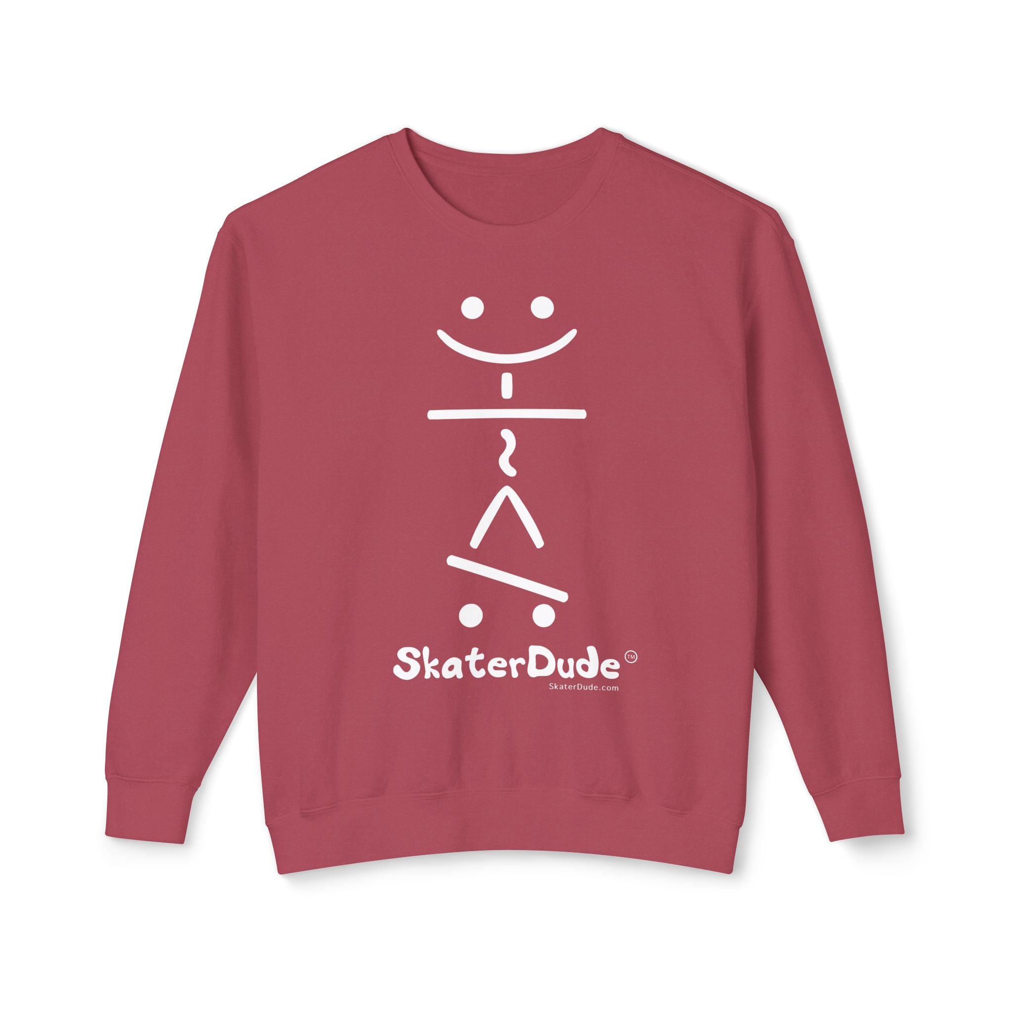 Skater Dude Sweatshirt - Unisex Lightweight Crewneck, Perfect for Skate Lovers, Casual Wear, Unique Gift, Streetwear Style