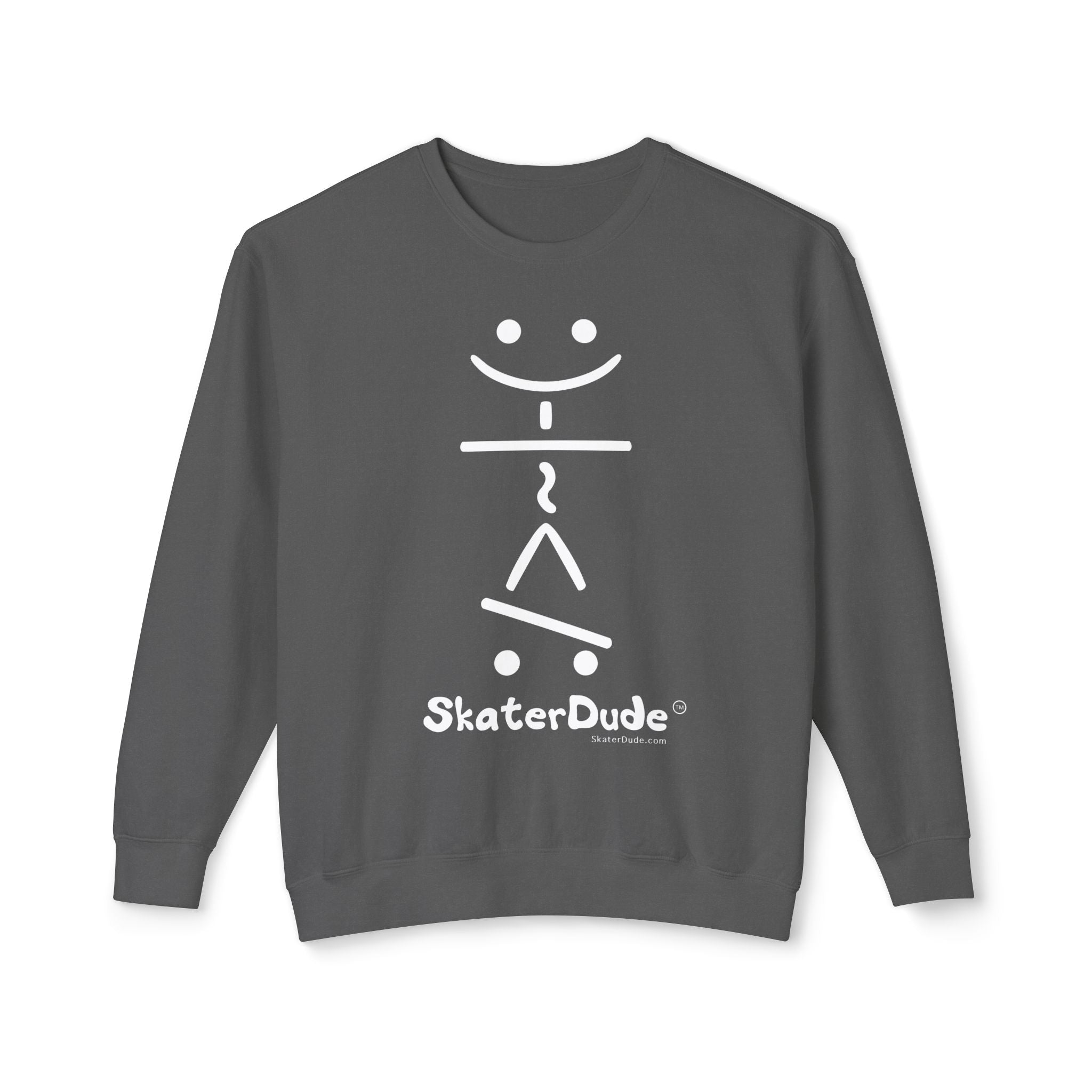 Skater Dude Sweatshirt - Unisex Lightweight Crewneck, Perfect for Skate Lovers, Casual Wear, Unique Gift, Streetwear Style