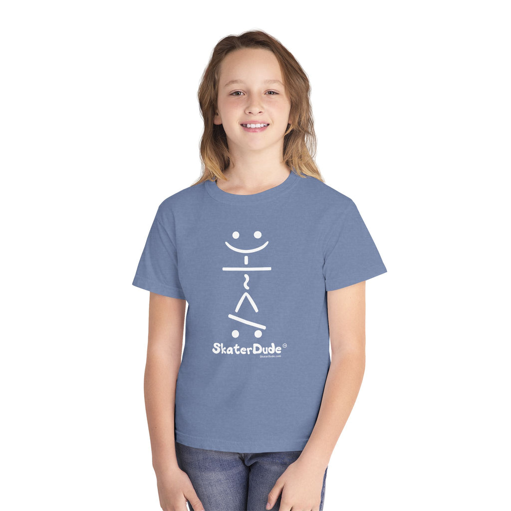 SkaterDude Youth Tee, Cool Youth T-Shirt, Skateboard Shirt for Kids, Casual Graphic Tee, Birthday Gift for Young Skaters