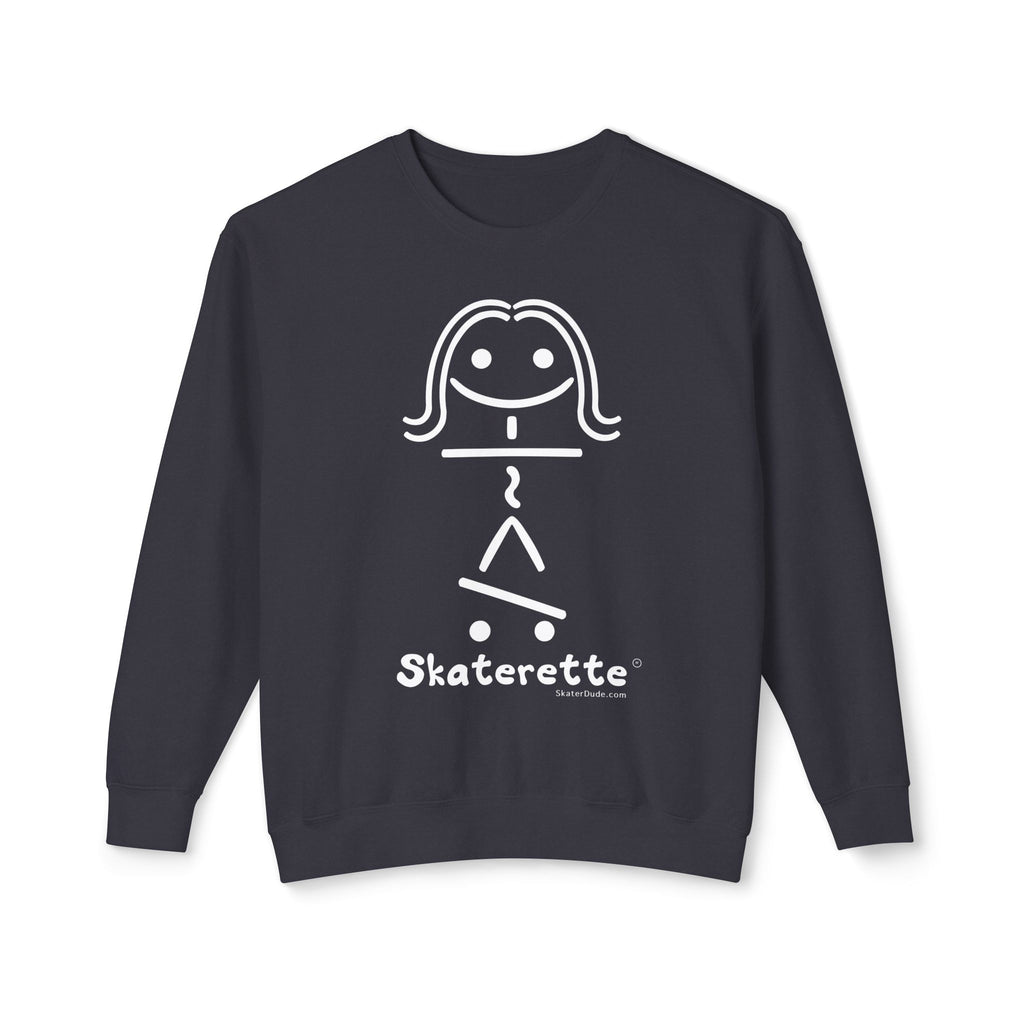 Skaterette Unisex Lightweight Crewneck Sweatshirt | Casual Skate Style, Gift for Skaters, Trendy Streetwear, Comfortable Layering, [...]
