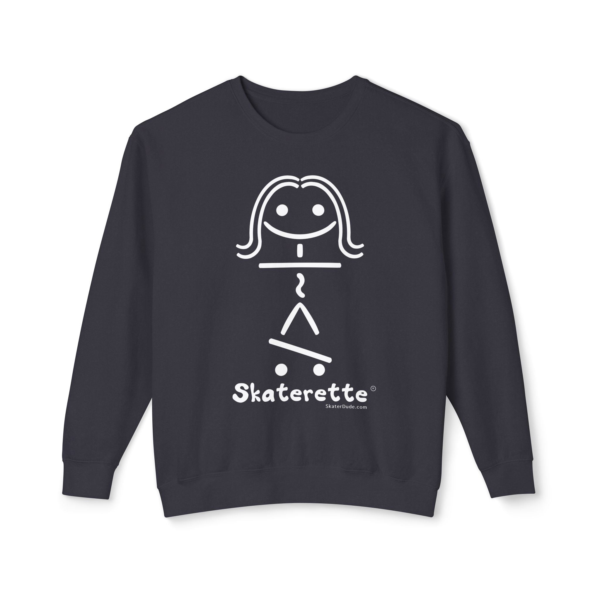 Skaterette Unisex Lightweight Crewneck Sweatshirt | Casual Skate Style, Gift for Skaters, Trendy Streetwear, Comfortable Layering, [...]